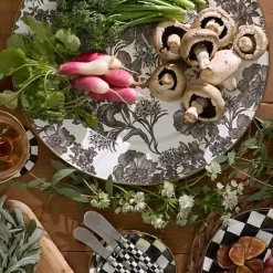 MacKenzie-Childs Sterling English Garden Enamel Serving Platter< Spring|Bar Entertaining