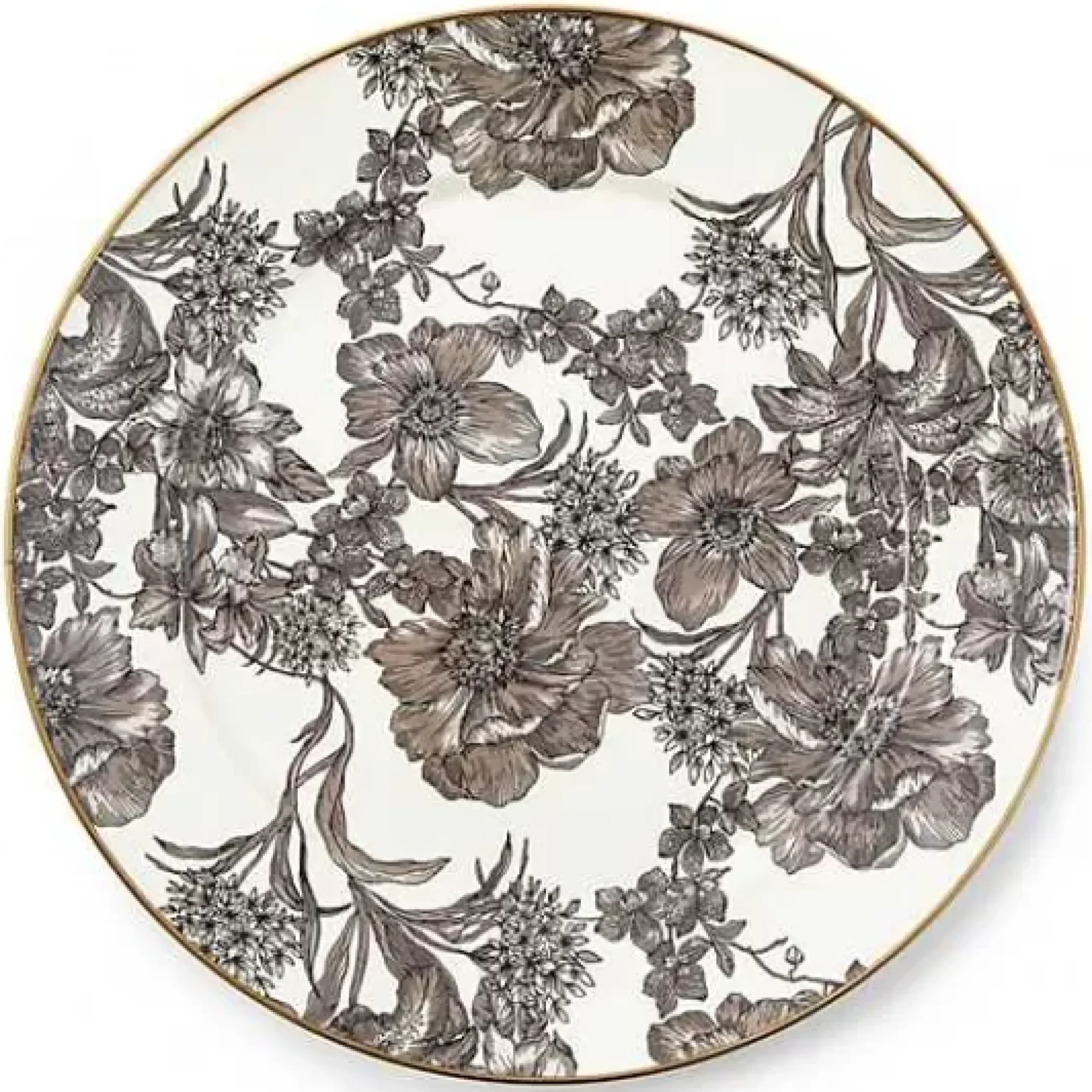 MacKenzie-Childs Sterling English Garden Enamel Charger/Plate< Spring|Dinnerware & Flatware