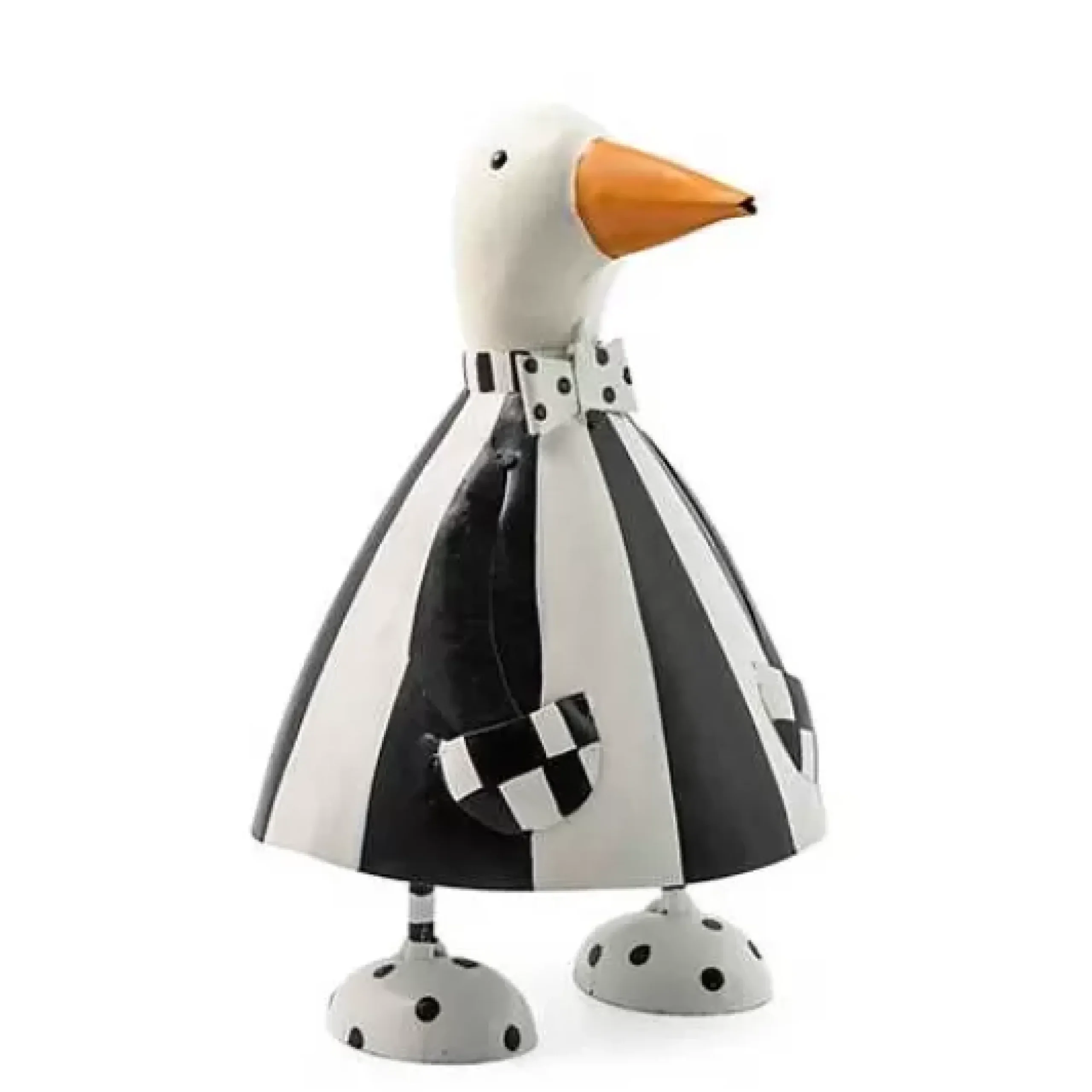 MacKenzie-Childs Striped Metal Goose< Spring|Outdoor