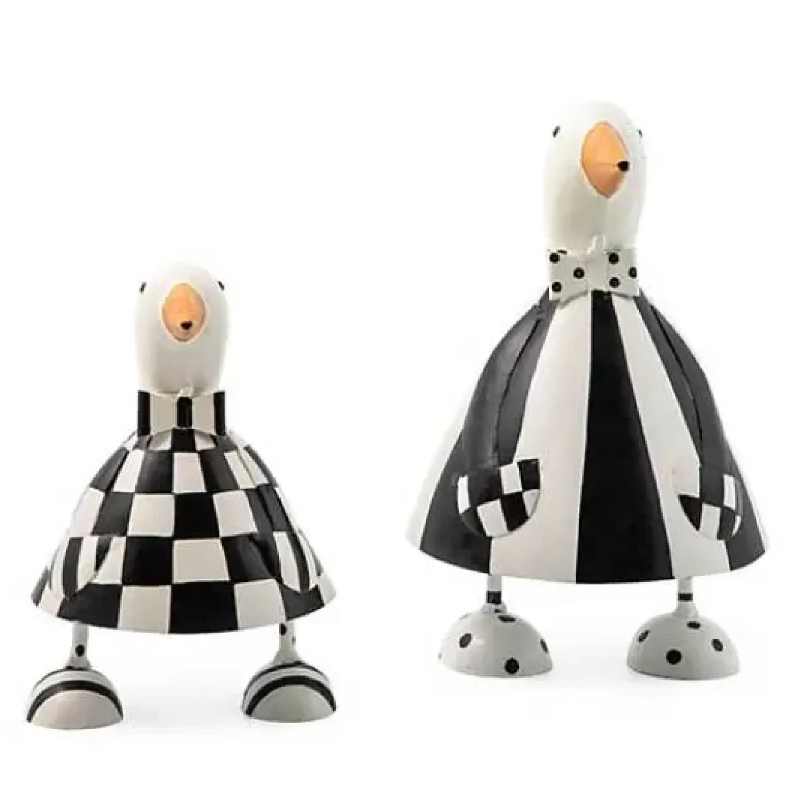 MacKenzie-Childs Striped Metal Goose< Spring|Outdoor