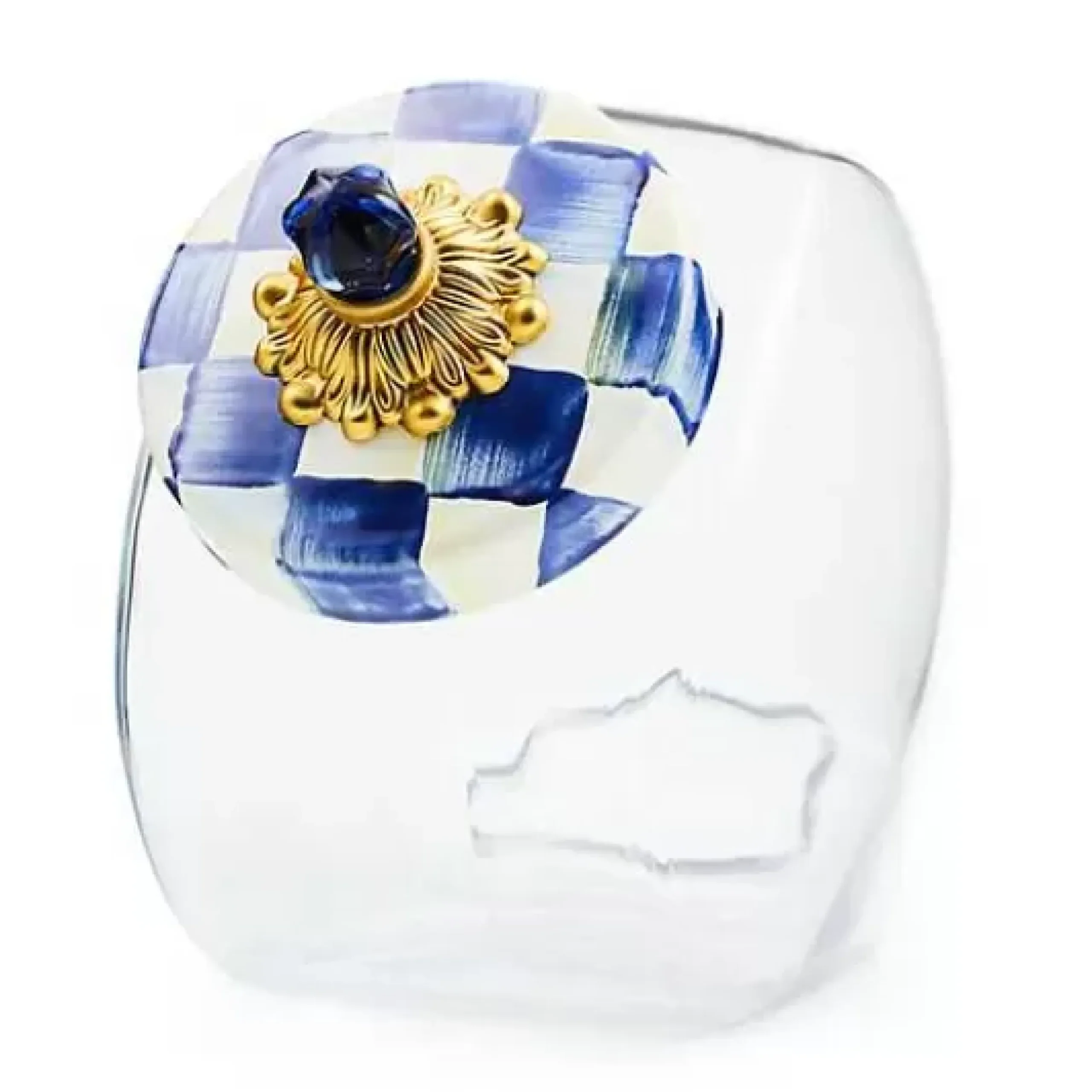 MacKenzie-Childs Sweets Jar with Royal Check Lid< Kitchen Storage & Organization