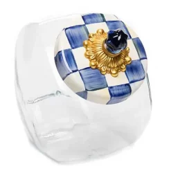 MacKenzie-Childs Sweets Jar with Royal Check Lid< Kitchen Storage & Organization