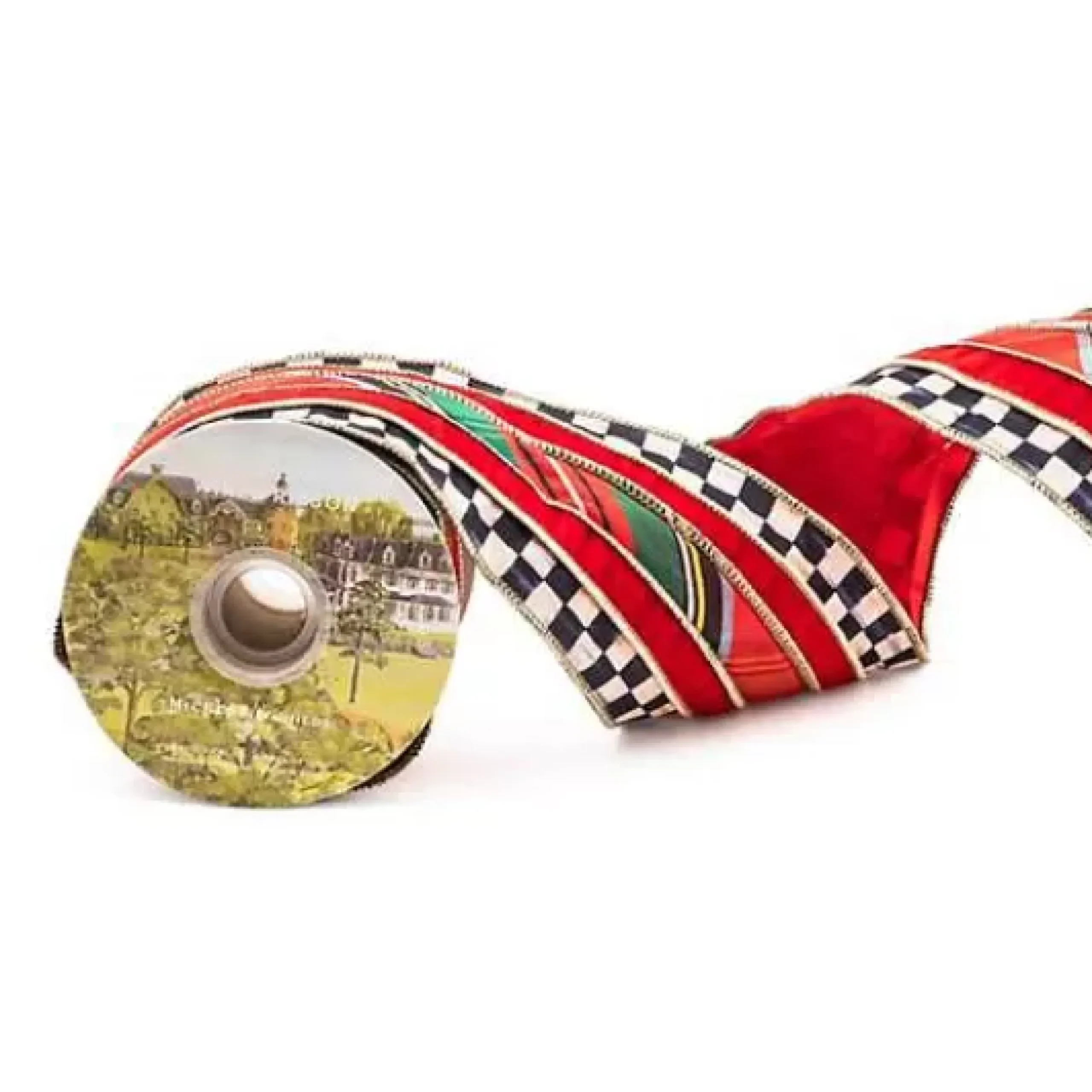 MacKenzie-Childs Tartan Regal 4 Ribbon< Holiday|Finishing Touches