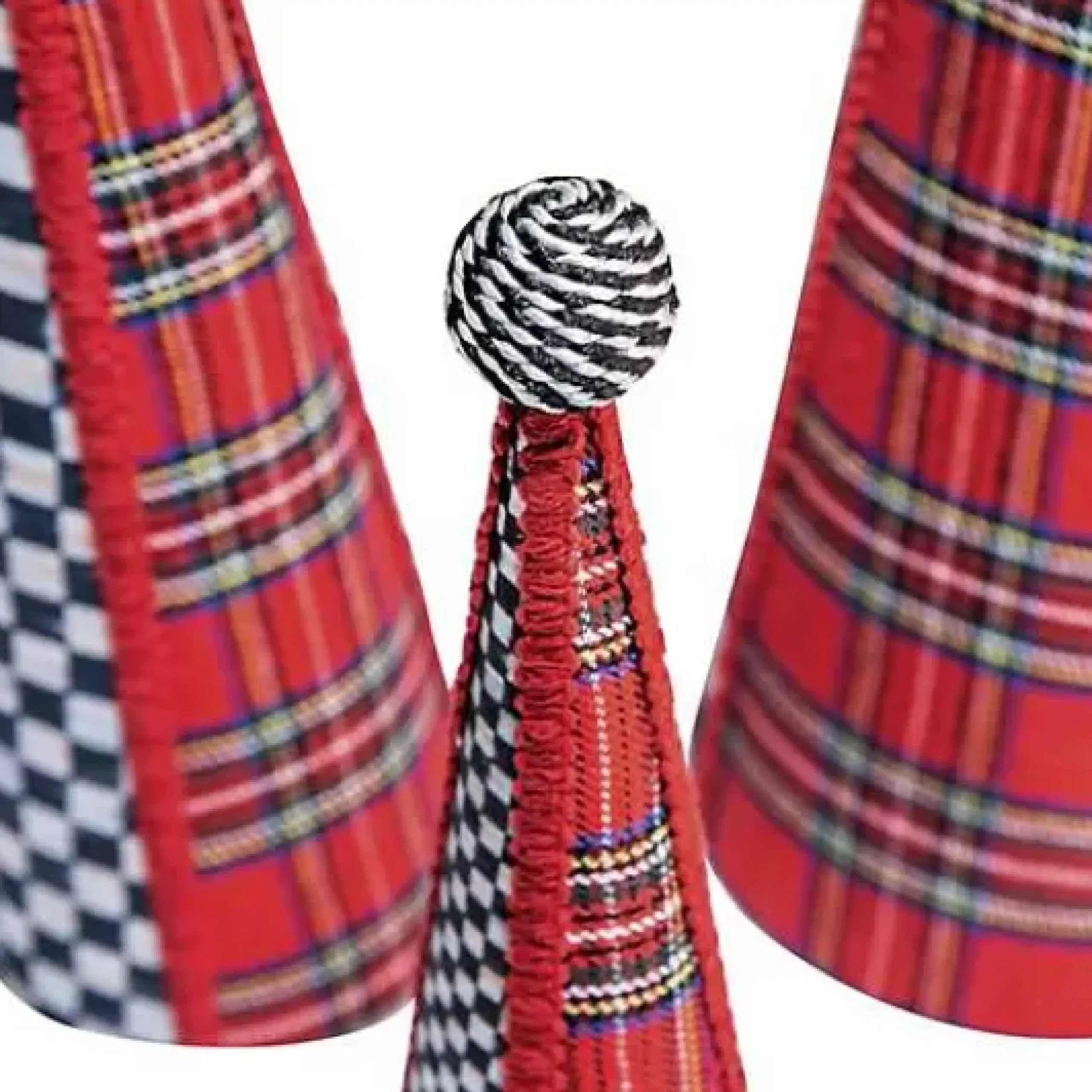 MacKenzie-Childs Tartastic Cone Trees, Set of 3< Holiday|Decor Sets