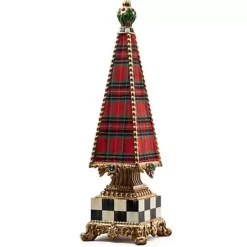 MacKenzie-Childs Tartastic Dynasty Tabletop Tree< Holiday|Room Accents