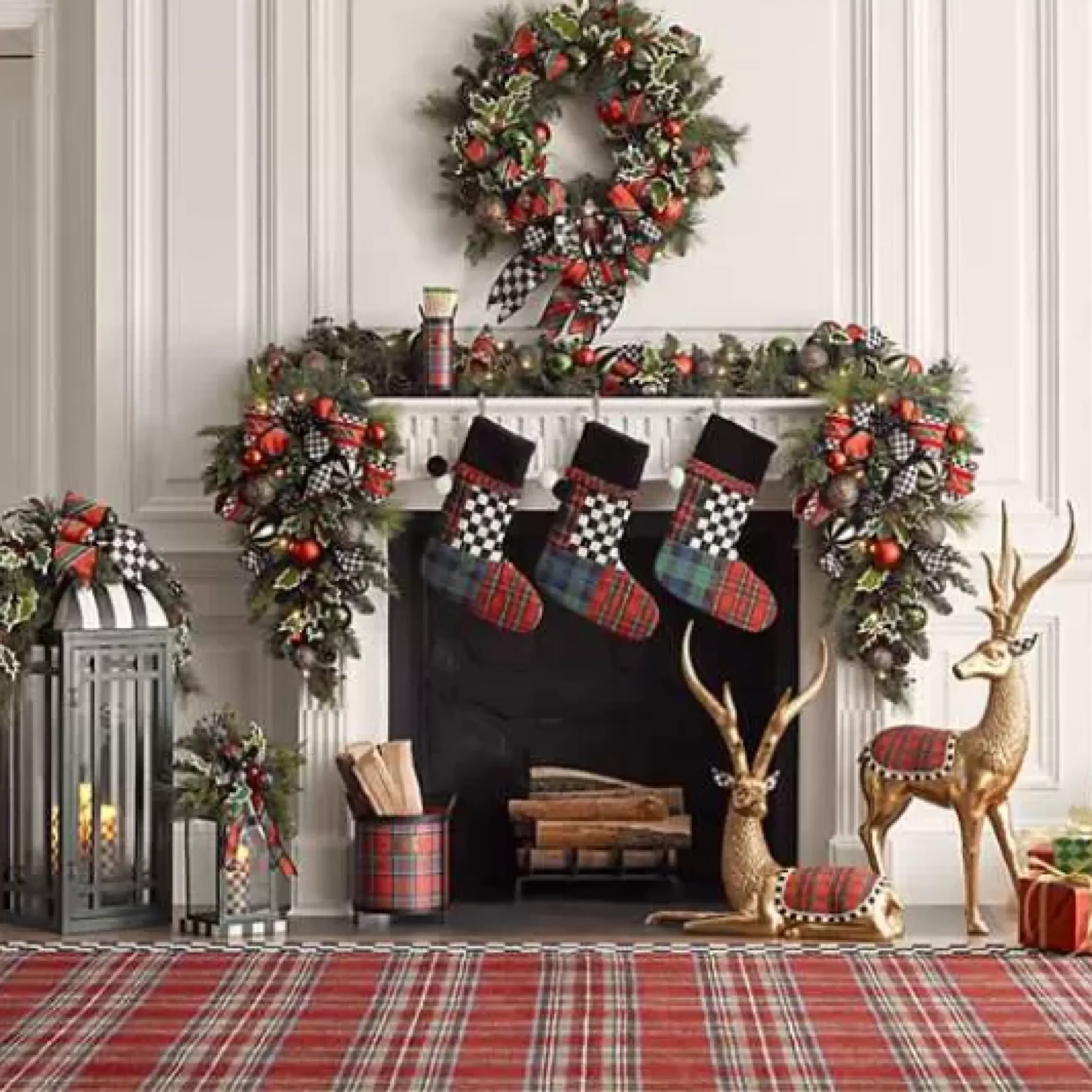 MacKenzie-Childs Tartastic Matchstick Holder< Holiday|Outdoor