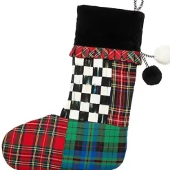 MacKenzie-Childs Tartastic Stocking< Holiday|Room Accents