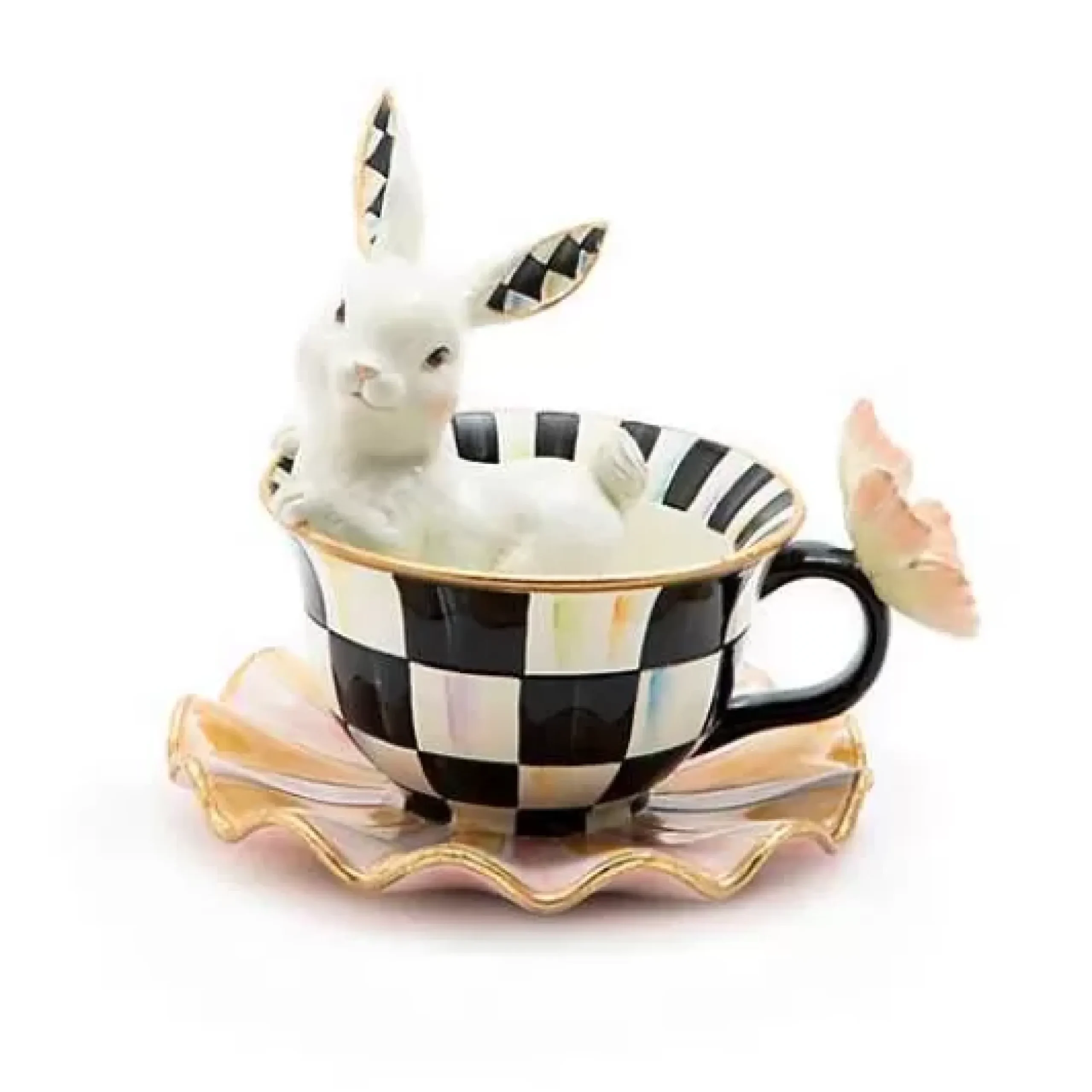 MacKenzie-Childs Teacup Bunny< Easter|Spring