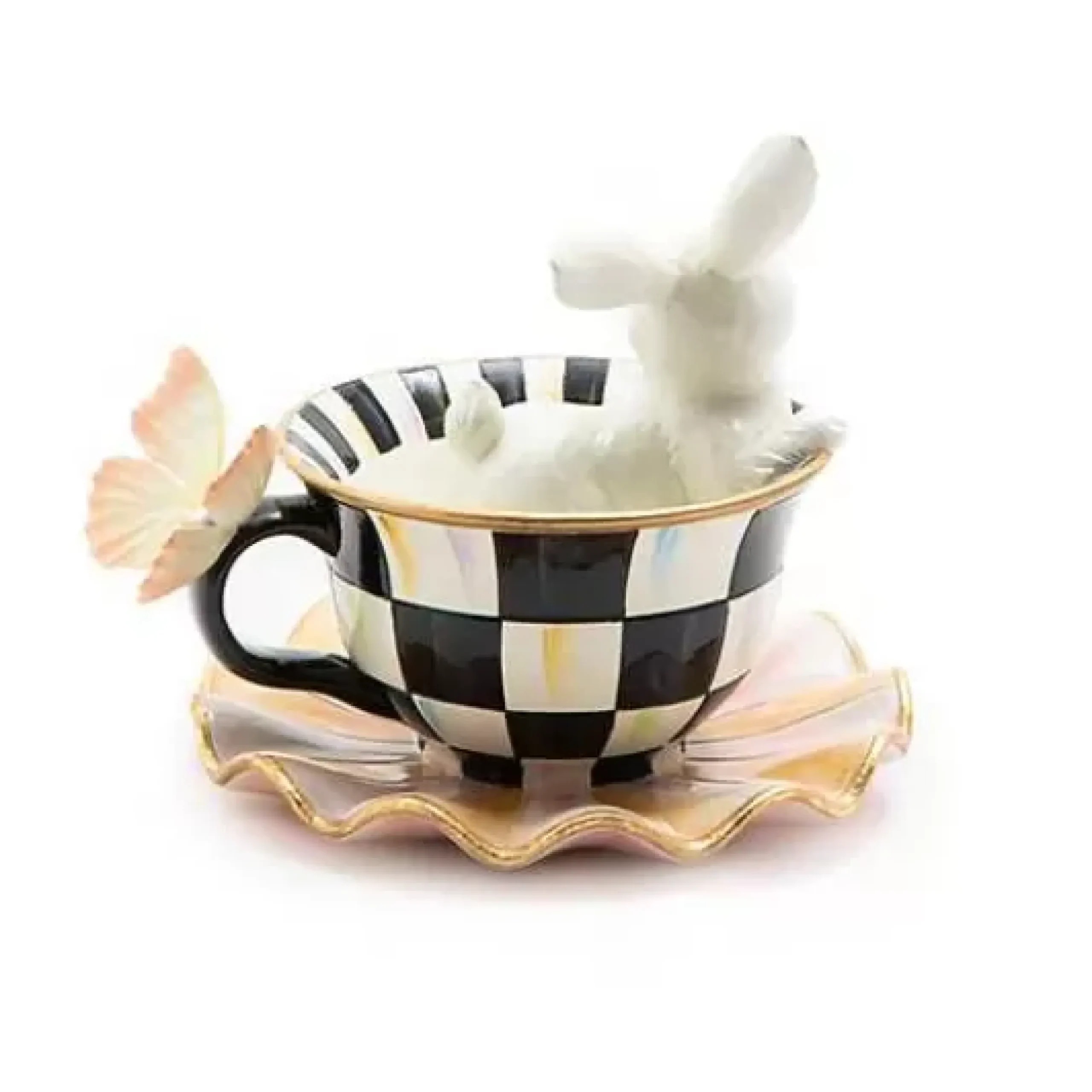 MacKenzie-Childs Teacup Bunny< Easter|Spring