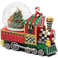 MacKenzie-Childs Toyland Train Snow Globe< Holiday|Room Accents