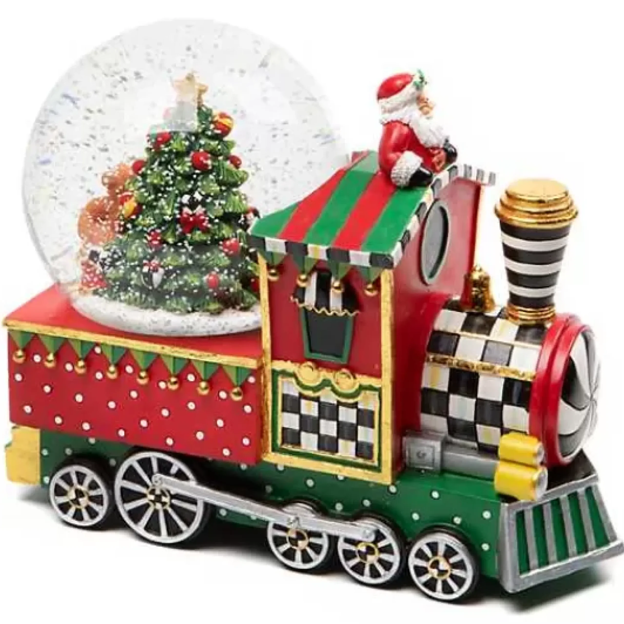 MacKenzie-Childs Toyland Train Snow Globe< Holiday|Room Accents