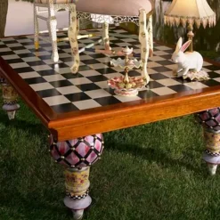 MacKenzie-Childs Train 5' x 5' Dining Table< Dining Room & Kitchen