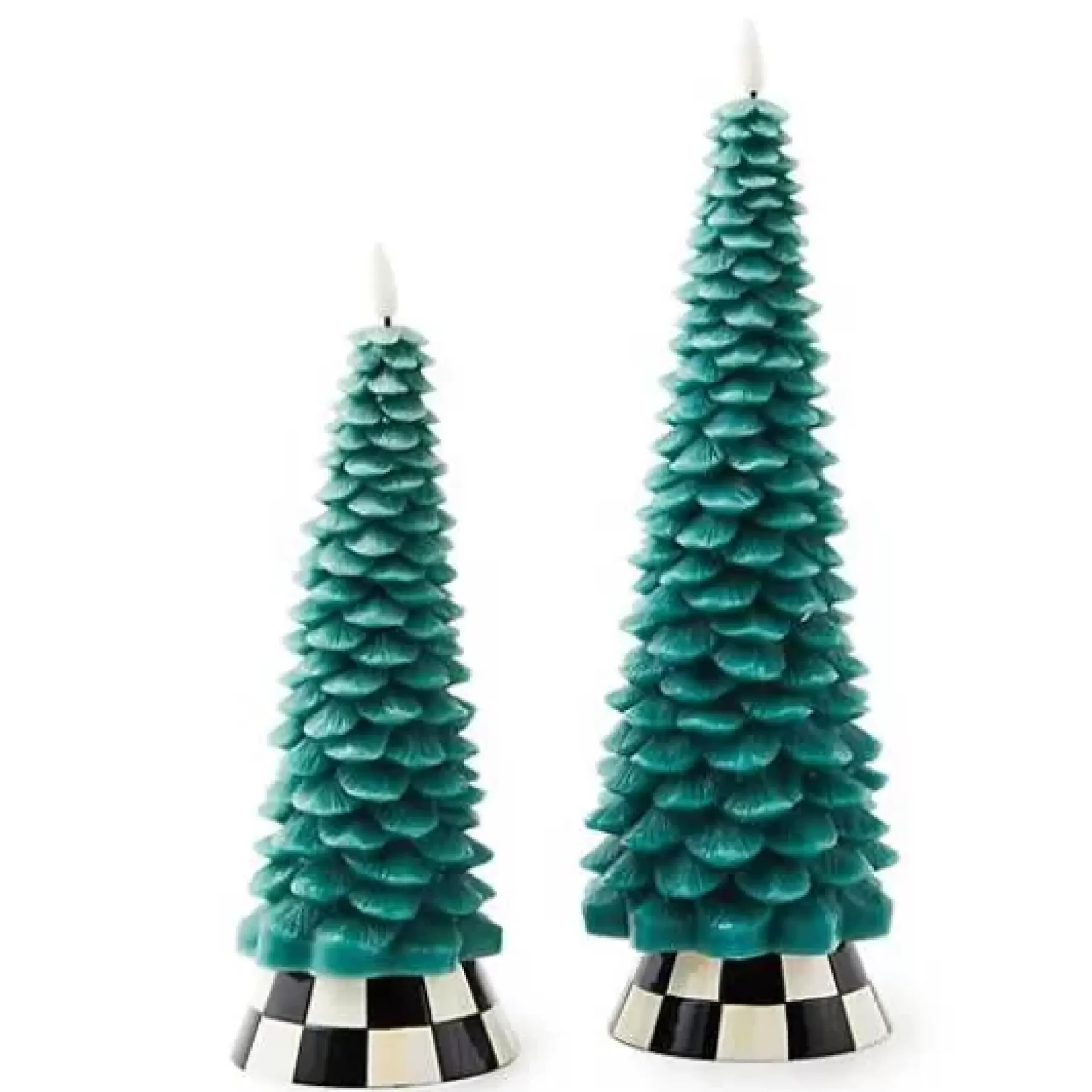 MacKenzie-Childs Tree Short Flameless Candle< Holiday|Candles & Fragrances