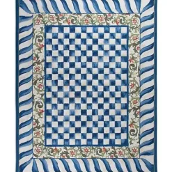 MacKenzie-Childs Truly Royal Check  8' x 10' Rug< Rugs