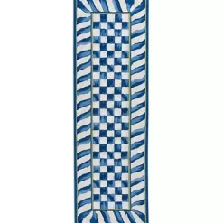 MacKenzie-Childs Truly Royal Check 2'6 x 8' Runner< Rugs