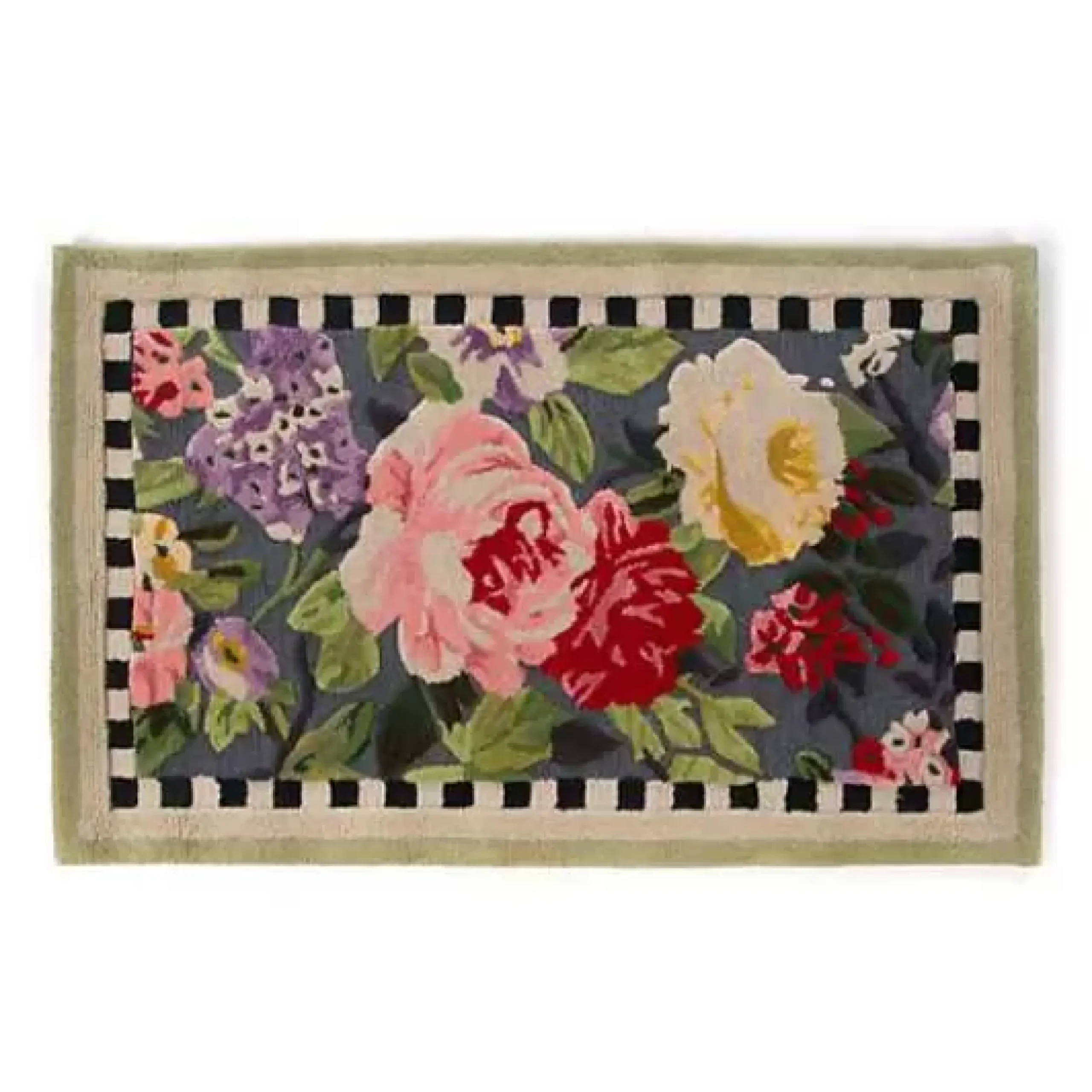 MacKenzie-Childs Tudor Rose 2'3 x 3'9 Rug< Rugs