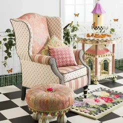 MacKenzie-Childs Tudor Rose 2'3 x 3'9 Rug< Rugs