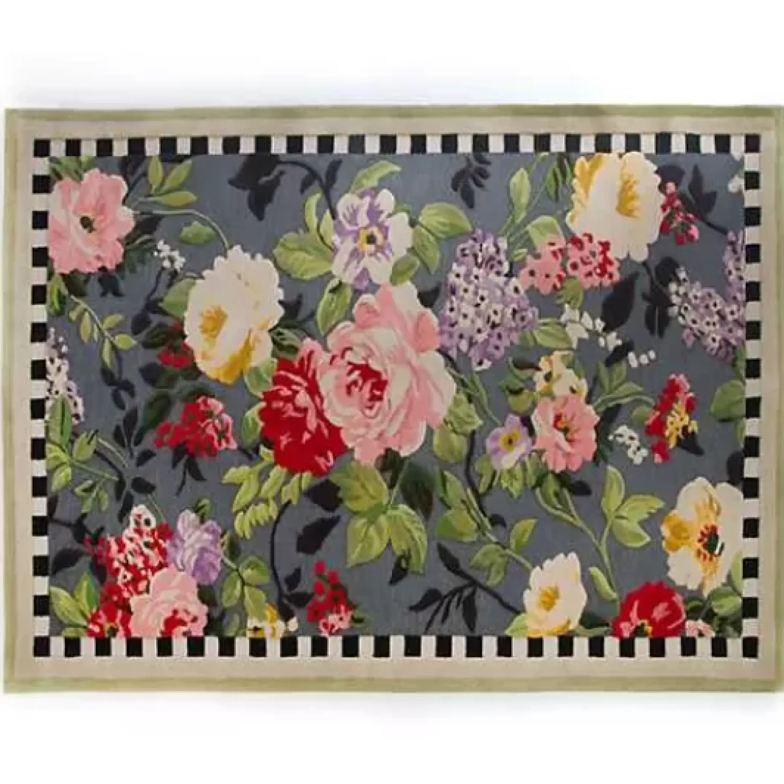 MacKenzie-Childs Tudor Rose 8' x 10' Rug< Rugs