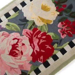MacKenzie-Childs Tudor Rose 2'8 x 8' Runner< Rugs