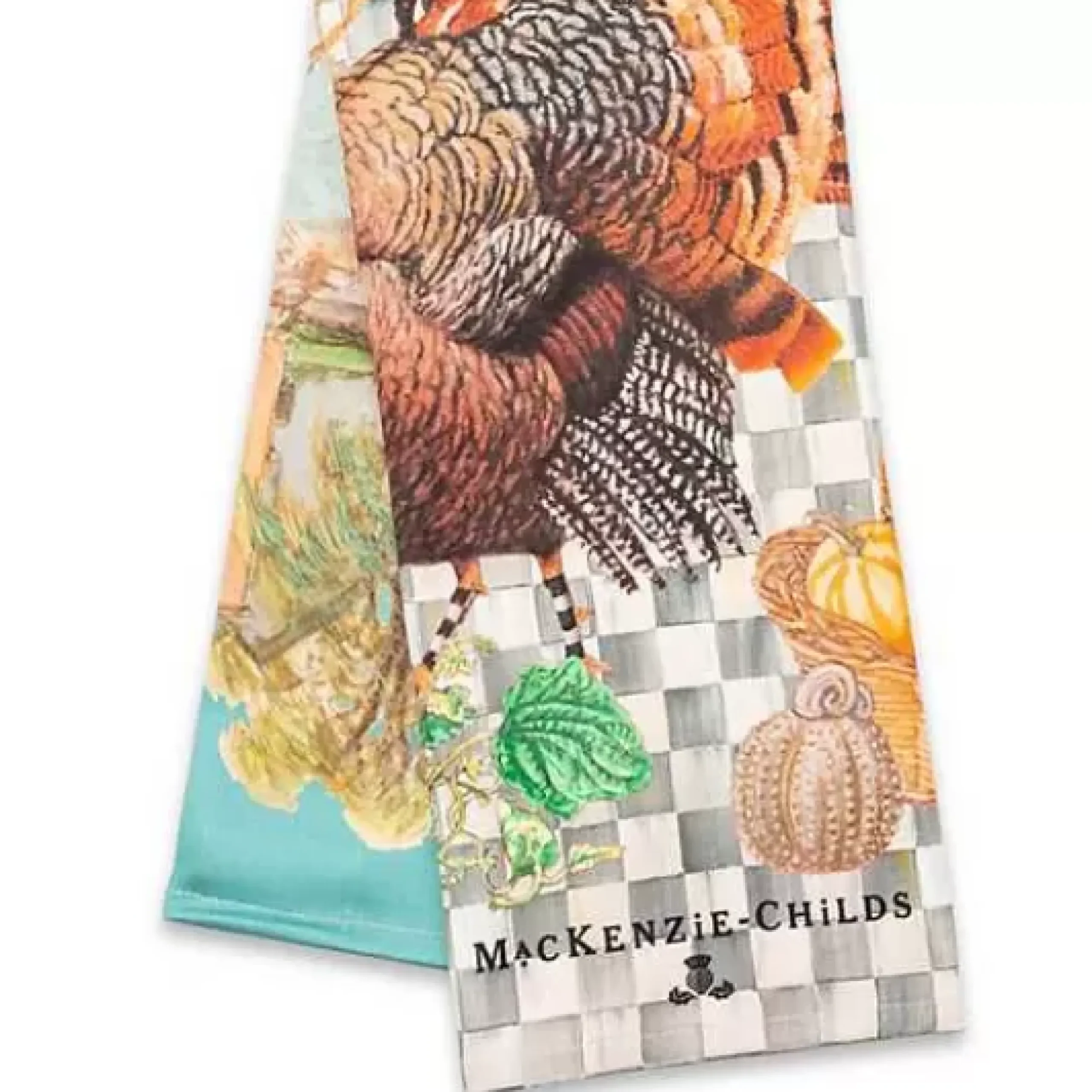 MacKenzie-Childs Turkey Dish Towel< The Fall Shop|Fall Entertaining