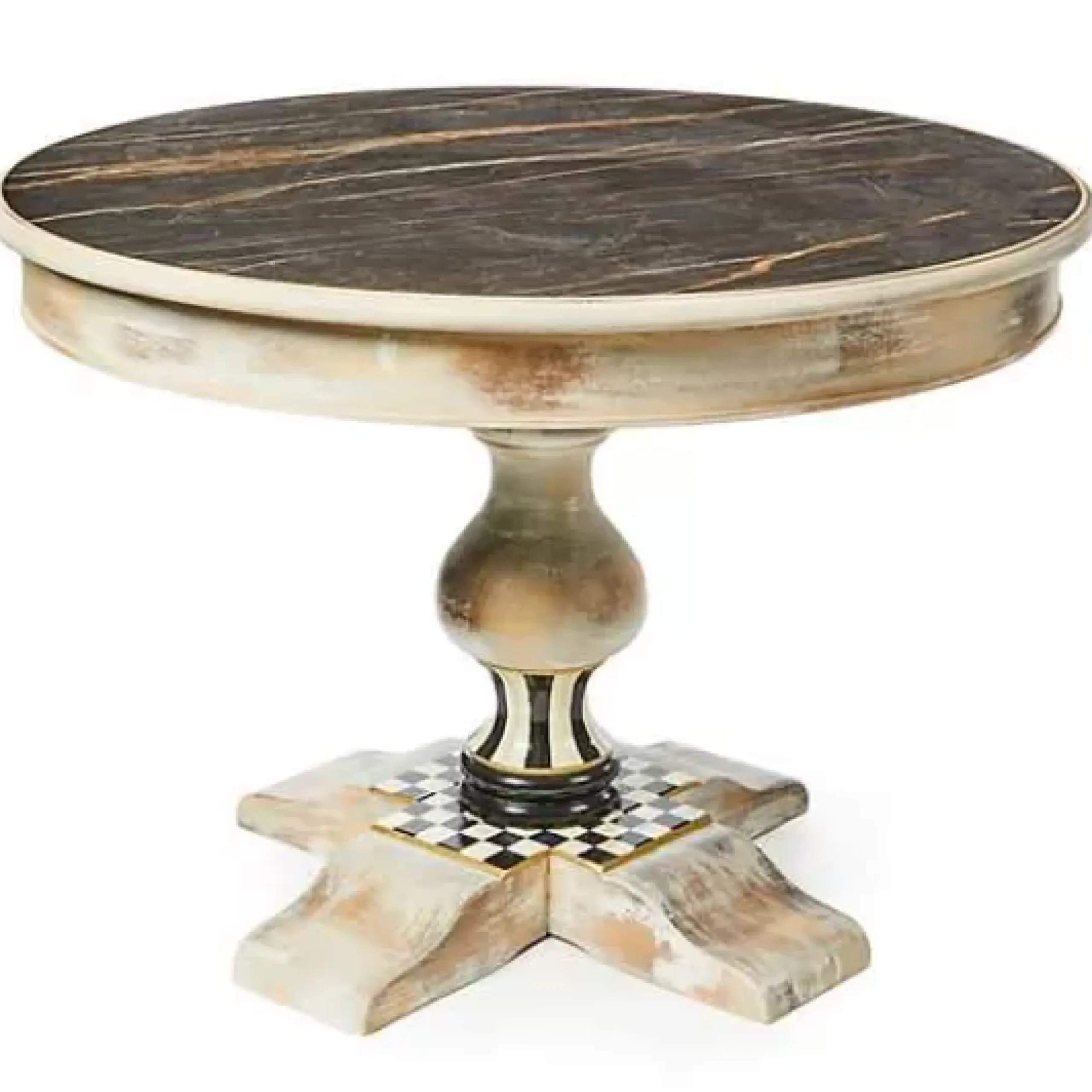 MacKenzie-Childs Tuscan Farm 39 Round Pedestal Table< Dining Room & Kitchen