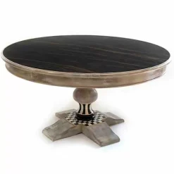 MacKenzie-Childs Tuscan Farm 62 Round Pedestal Table< Dining Room & Kitchen