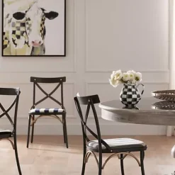 MacKenzie-Childs Tuscan Farm 62 Round Pedestal Table< Dining Room & Kitchen