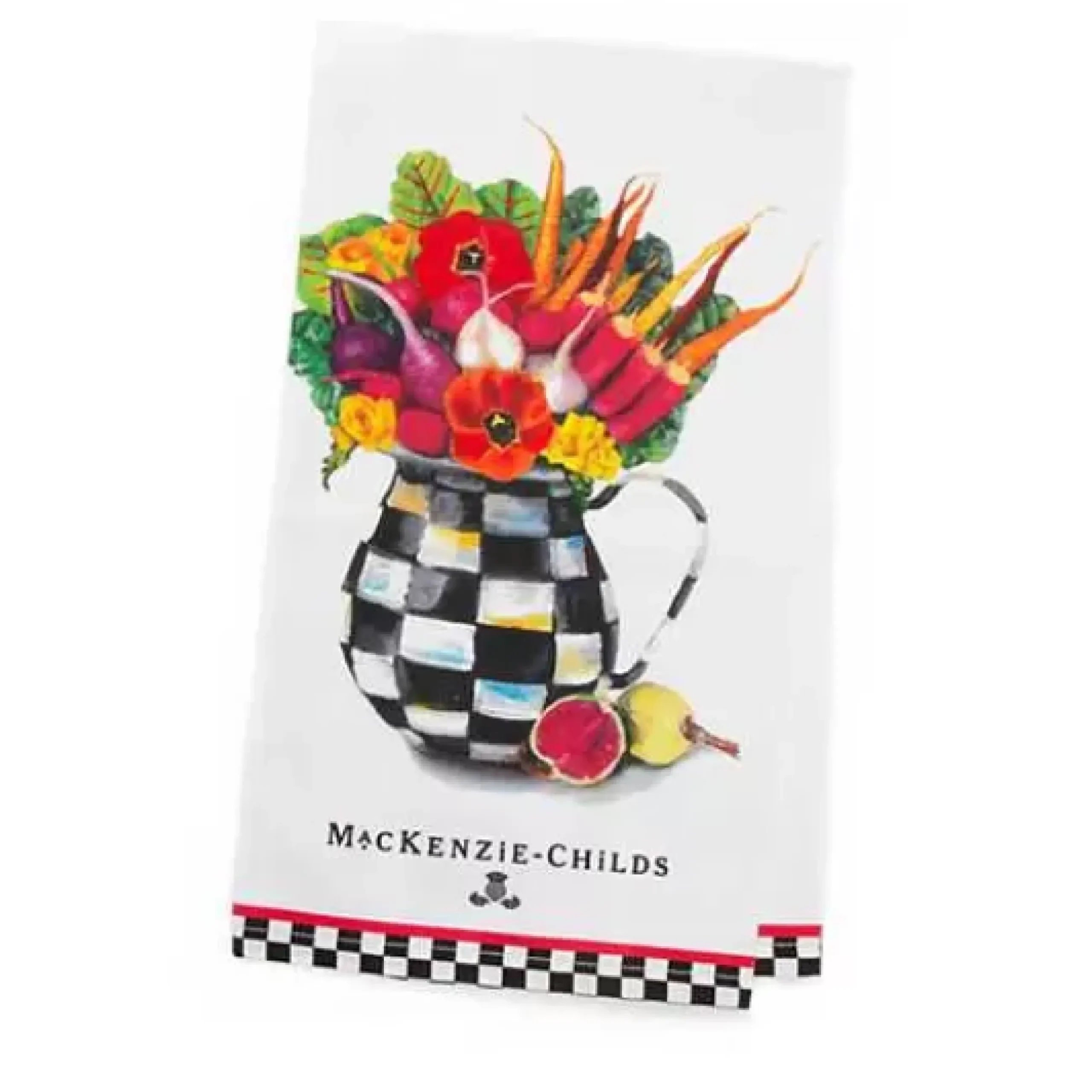 MacKenzie-Childs Vegetable Bouquet Dish Towel< Spring|Kitchen & Table Linens