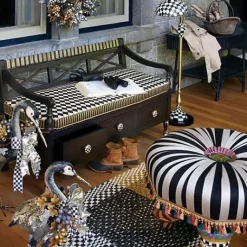 MacKenzie-Childs Vendage Bench< Storage Furniture|Living Room