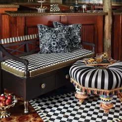 MacKenzie-Childs Vendage Bench< Storage Furniture|Living Room