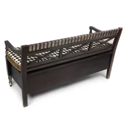 MacKenzie-Childs Vendage Bench< Storage Furniture|Living Room