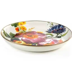 MacKenzie-Childs White Flower Market Abundant Bowl< Serveware