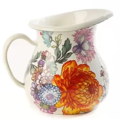 MacKenzie-Childs White Flower Market Creamer< The Coffee Shop|Serveware