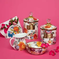 MacKenzie-Childs White Flower Market Creamer< The Coffee Shop|Serveware