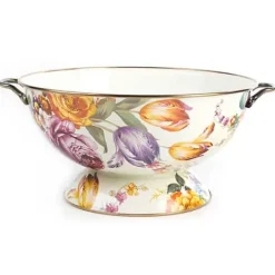 MacKenzie-Childs White Flower Market Everything Bowl< Bar Entertaining|Serveware