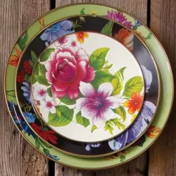 MacKenzie-Childs White Flower Market Salad/Dessert Plate< Dinnerware & Flatware