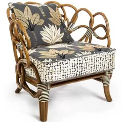 MacKenzie-Childs Wild Indoors Rattan Chair< Living Room