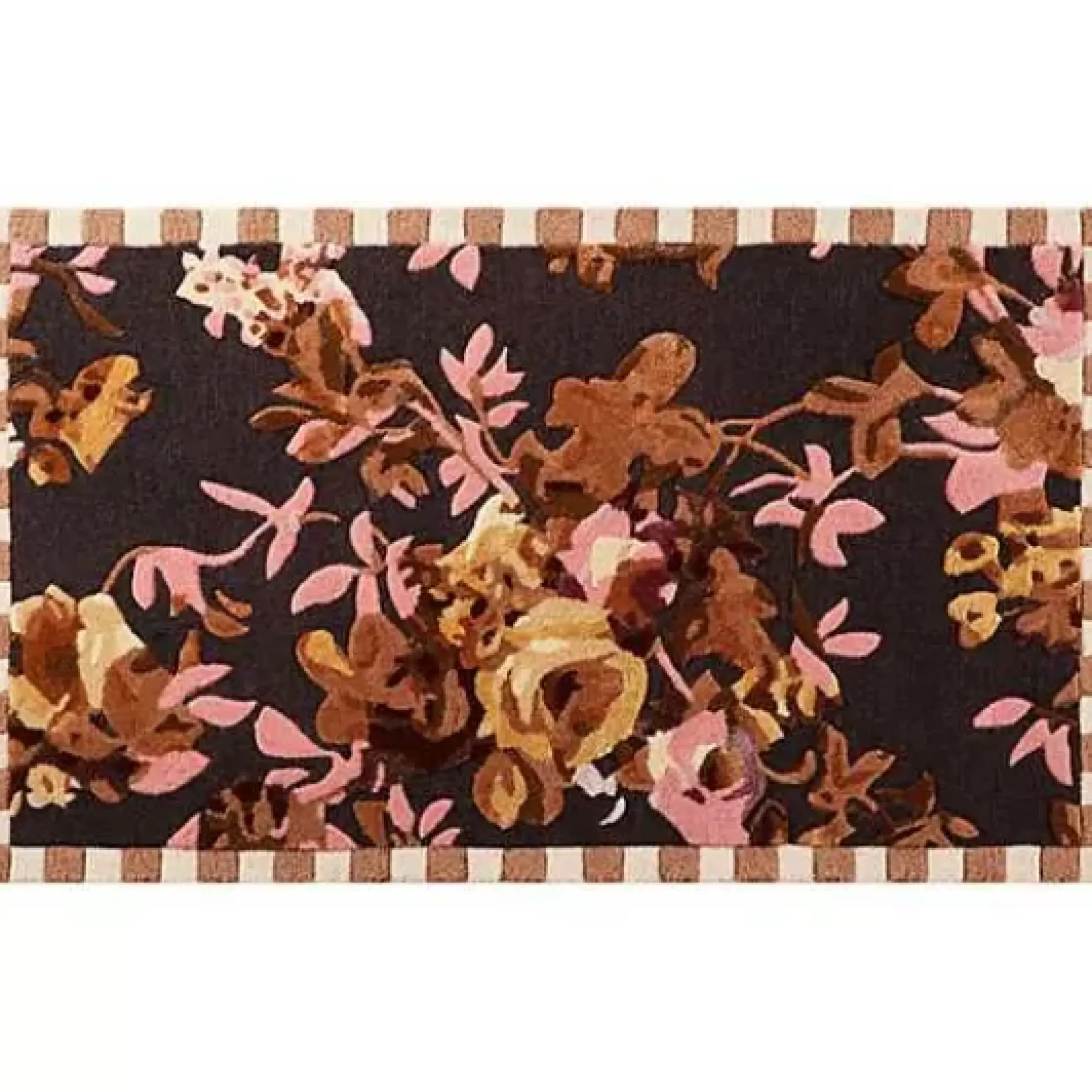 MacKenzie-Childs Wild Rose Floral 2'3 x 3'9 Rug< Rugs