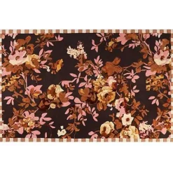 MacKenzie-Childs Wild Rose Floral 5' x 8' Rug< Rugs