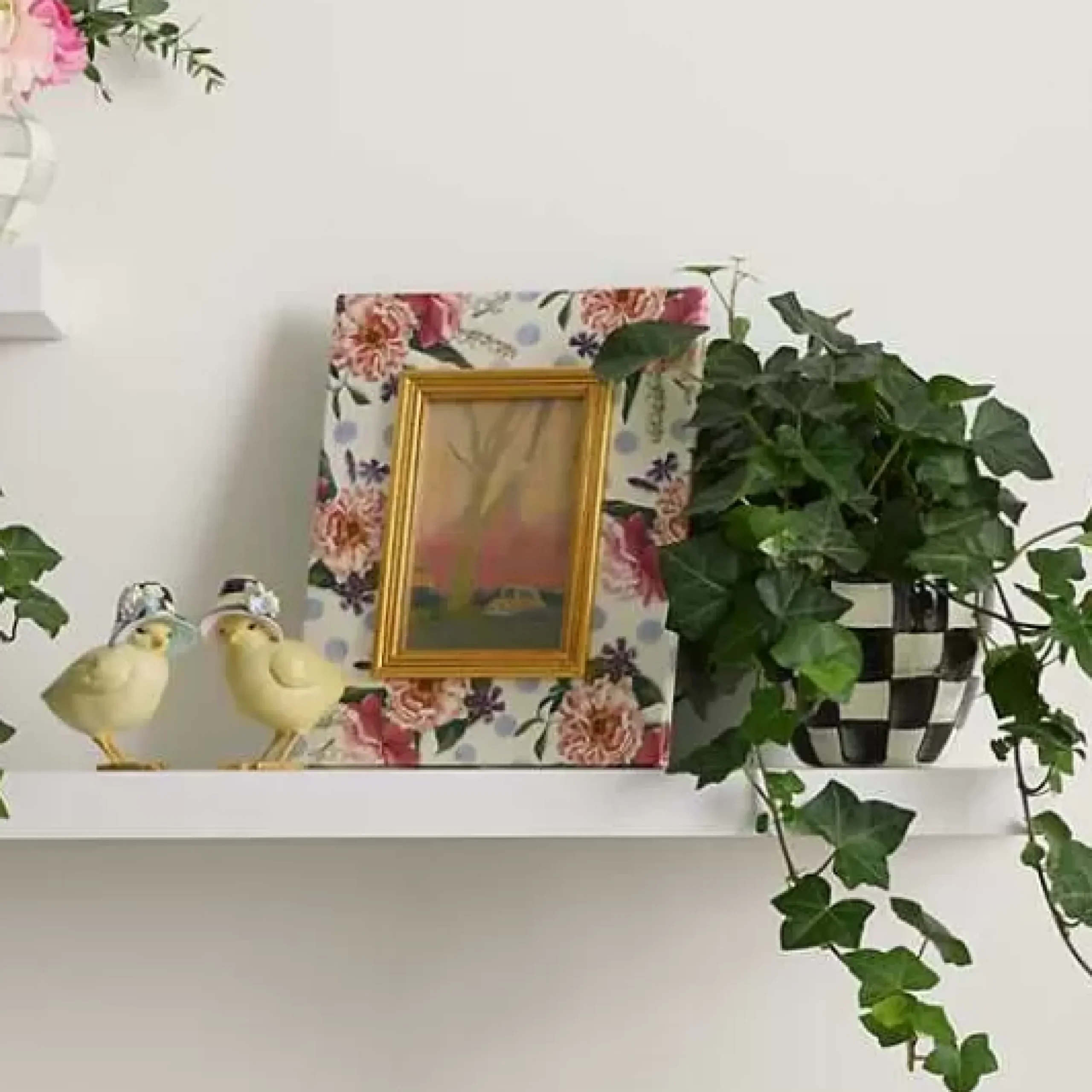MacKenzie-Childs Wildflowers Blue 4 x 6 Frame< Room Accents
