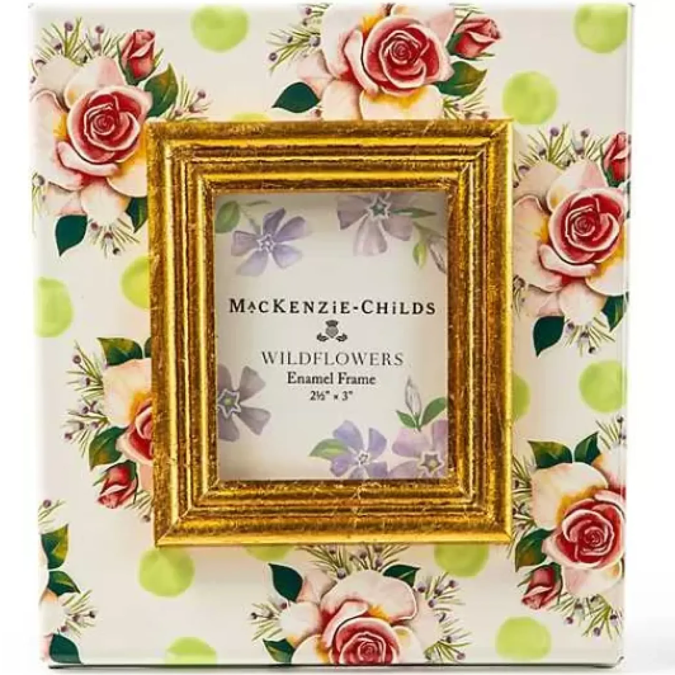 MacKenzie-Childs Wildflowers Green 2.5 x 3 Frame< Room Accents