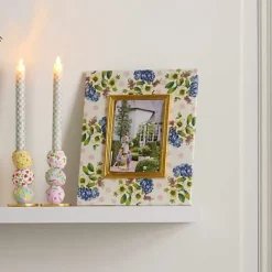 MacKenzie-Childs Wildflowers Pink 5 x 7 Frame< Room Accents