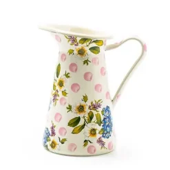 MacKenzie-Childs Wildflowers Pink Medium Practical Pitcher< Bar Entertaining|Serveware
