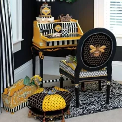 MacKenzie-Childs Worker Bee Writing Desk< Storage Furniture|Living Room