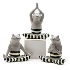 MacKenzie-Childs Yoga Frogs, Set of 3< Room Accents