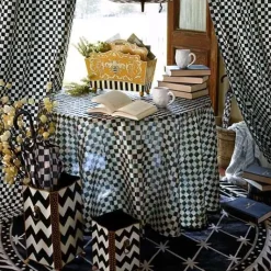 MacKenzie-Childs Zig Zag Umbrella Stand< Room Accents